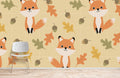 Foxes Wallpaper Mural