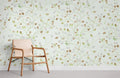 Fragrance Leaves Wallpaper Mural