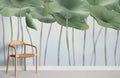 Fresh Lotus Leaves Wallpaper Mural