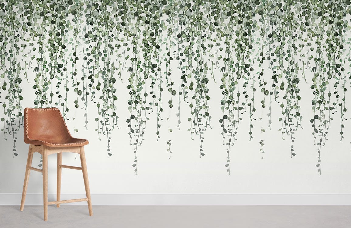 Fresh Vines Wallpaper Mural Room