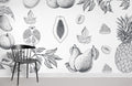 Tropical Fruit Wallpaper Mural