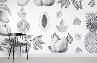 Tropical Fruit Wallpaper Mural