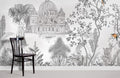 Garden Capital Wallpaper Mural
