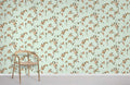 Garden Shattered Flowers Wallpaper Mural