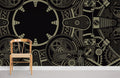 Gear Turning Wallpaper Mural