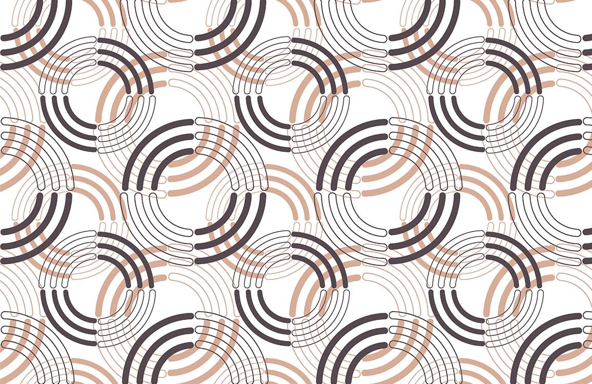 Geometric Circle Wallpaper Mural