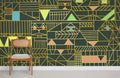 Geometric Pattern II Wallpaper Mural