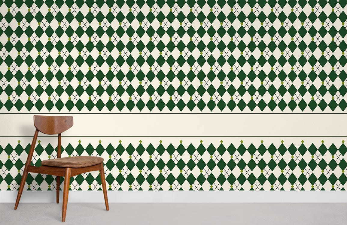 Geometric Rhombus Ⅱ Wallpaper Mural