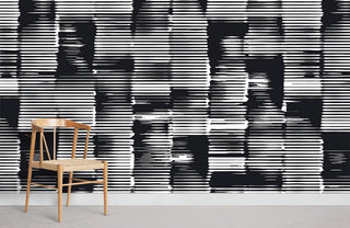 Glitch Brush Wallpaper Mural