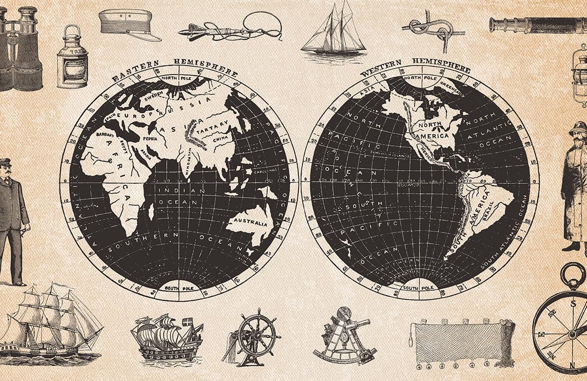Navigation Wallpaper Mural