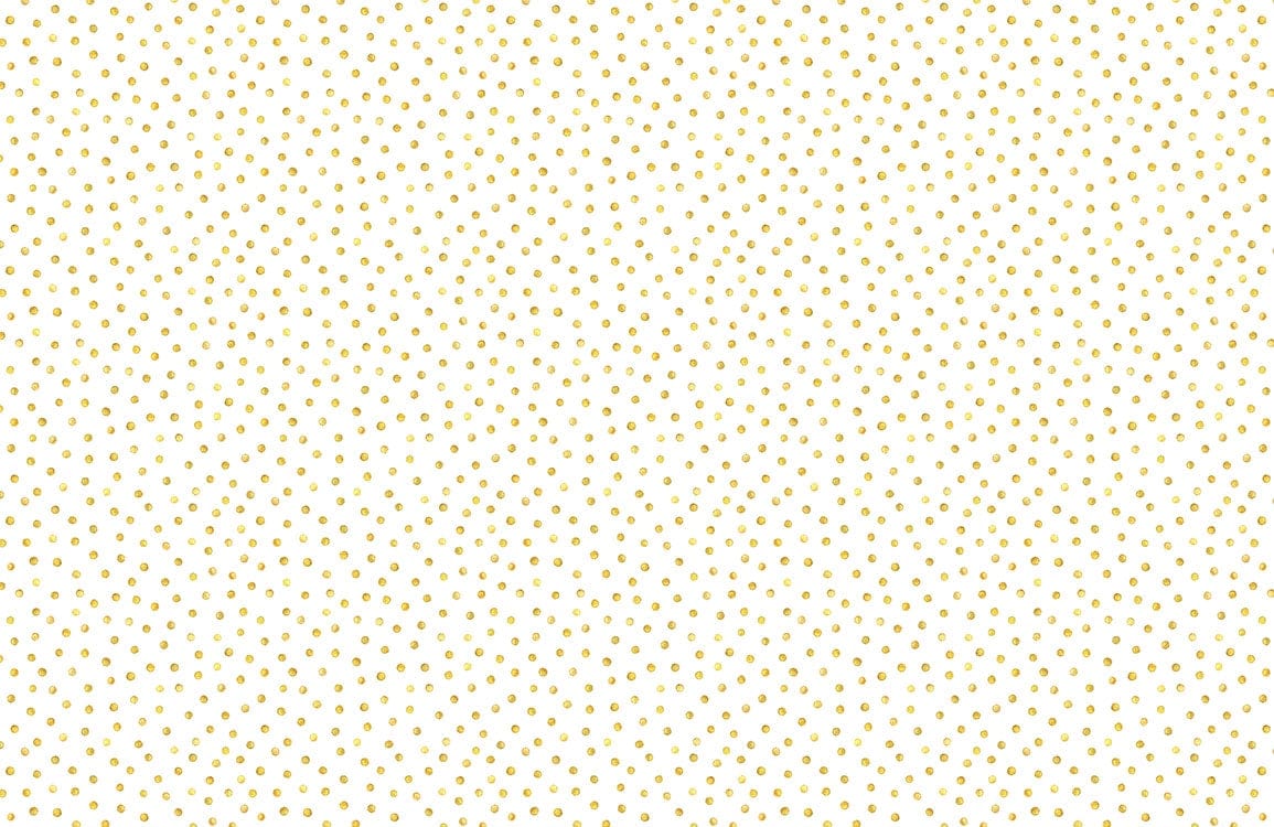 Golden Polka Dot Pattern Wallpaper for Modern Chic Home Décor