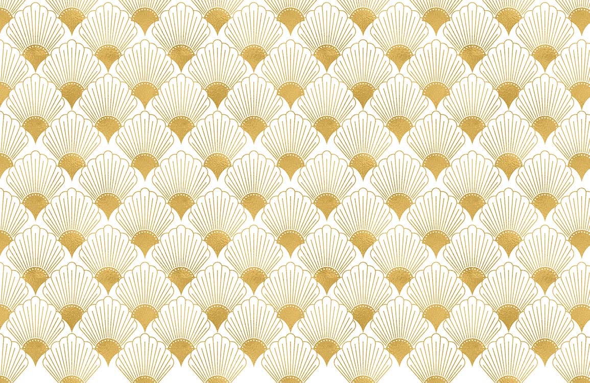 Golden Art Wallpaper Mural