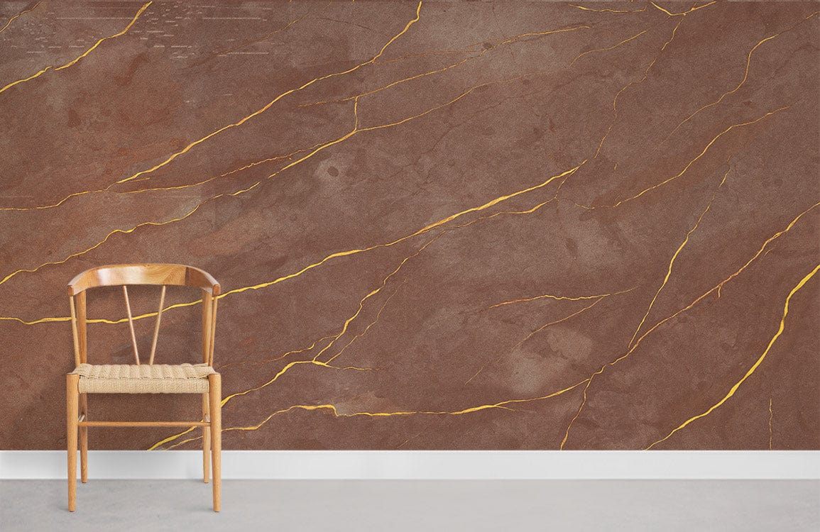 Golden Cracks Ⅱ Wallpaper Mural