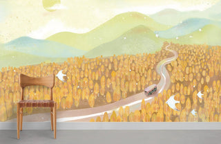 Country Road Wallpaper Mural