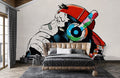 Gorilla Musican Wallpaper Mural