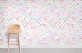 Pink Marble Tiles Wallpaper Mural