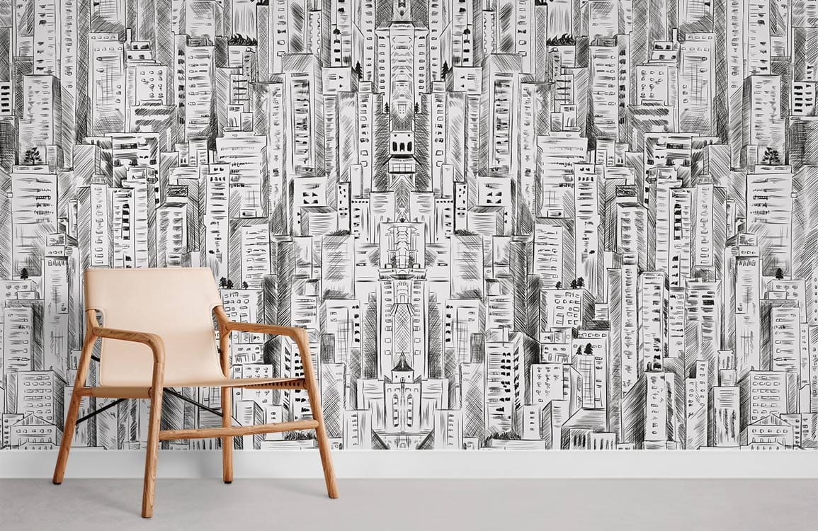 Graffiti City Wallpaper Mural