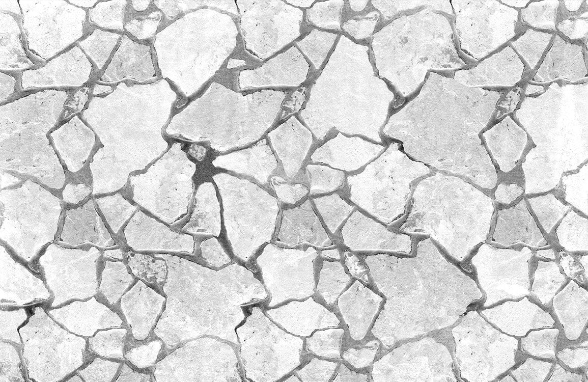 Rustic Grey Stone Effect Textured Wallpaper for Modern Interiors