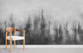 Gray Forest Wallpaper Mural