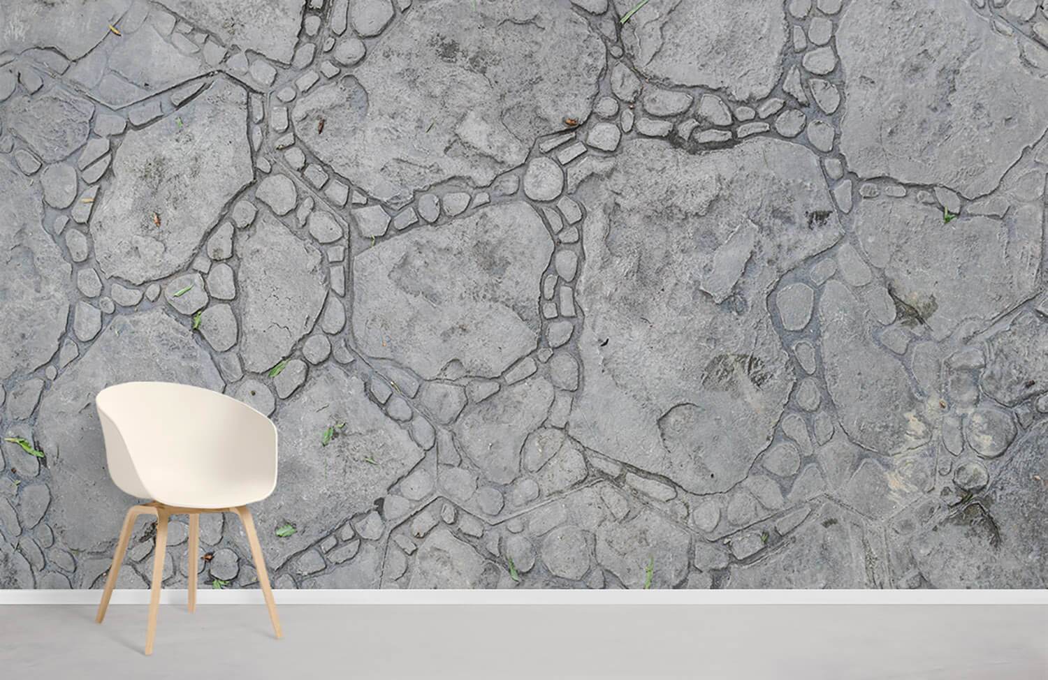 Gray Floor Wallpaper Mural