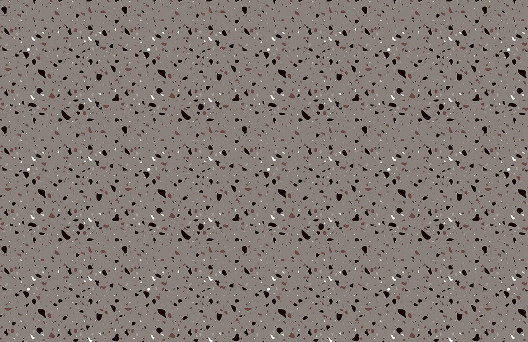 Modern Grey Terrazzo Style Speckled Wallpaper - Chic Interior Design Solution