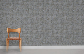 Modern Grey Mosaic Tile Mural Wallpaper