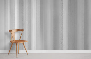 Gray Stripe Wallpaper Mural