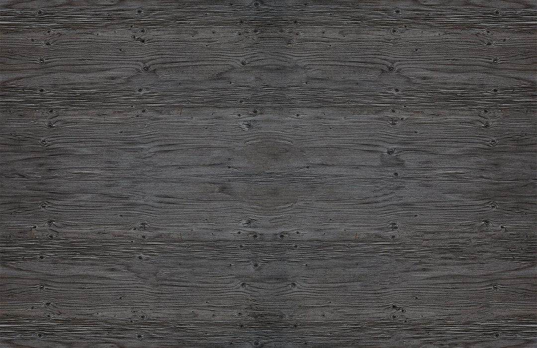 Elegant Charcoal Grey Rustic Wood Texture Wallpaper for Modern Interiors