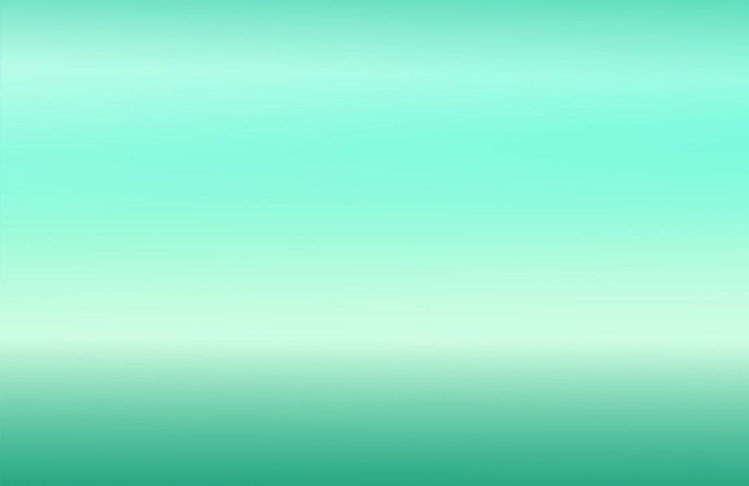 Serene Aqua Gradient Wallpaper: Calming Contemporary Mint Green Interior Design