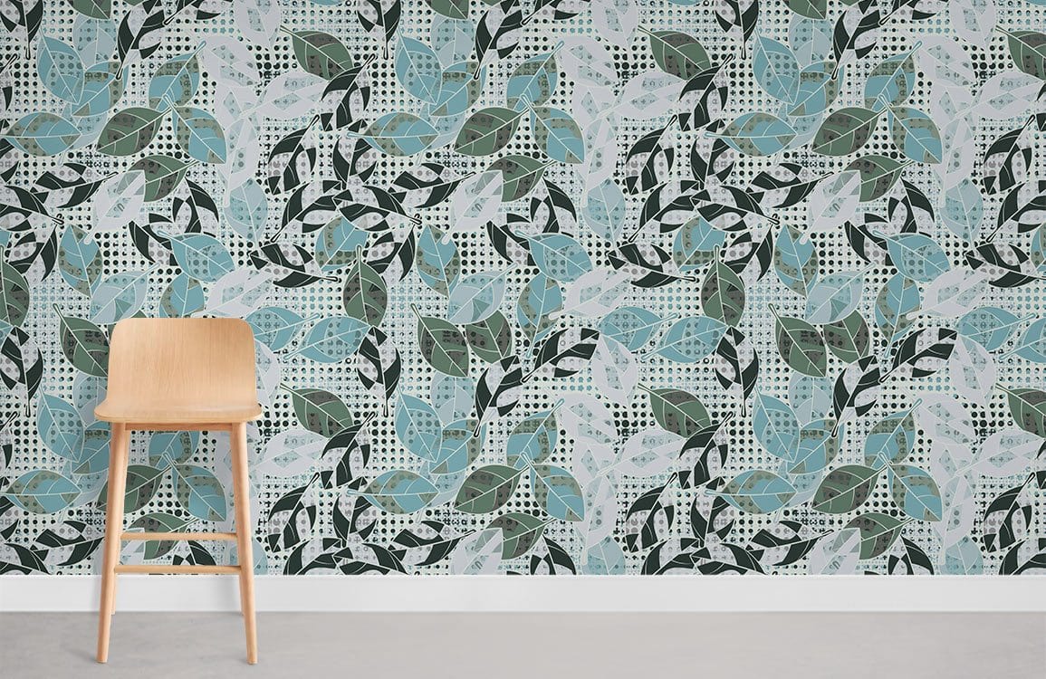 Green Leaves Wallpaper Mural