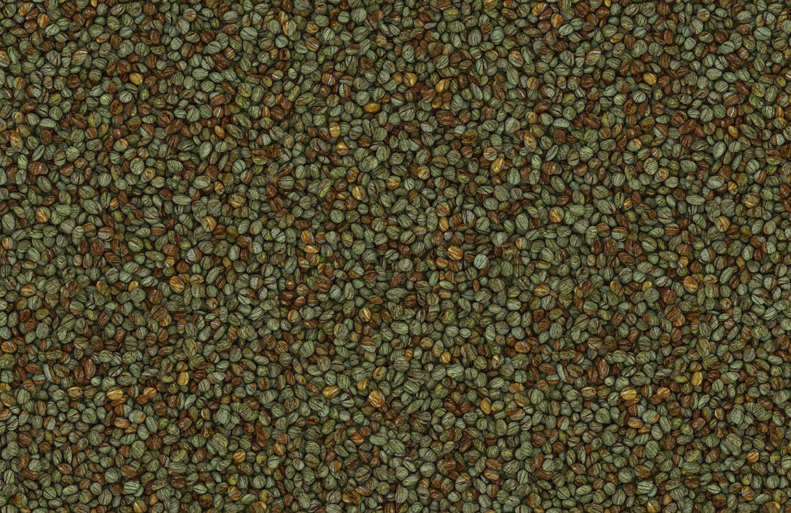 Earthy Tones Leaf Pattern Wallpaper - Natural Green Brown Design