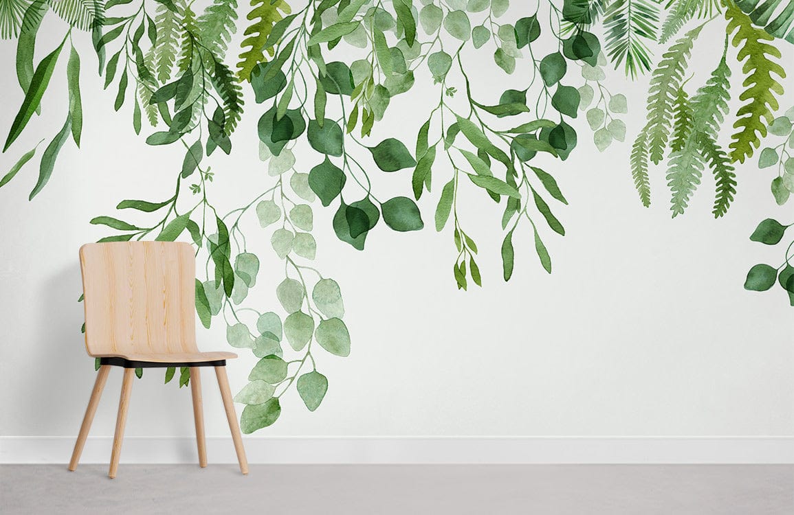 Green Vines Wallpaper Mural