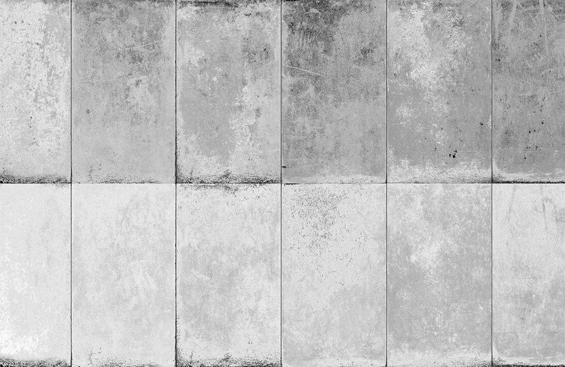 Industrial Grey Concrete Effect Wallpaper, Rustic Urban Chic Wall Design.