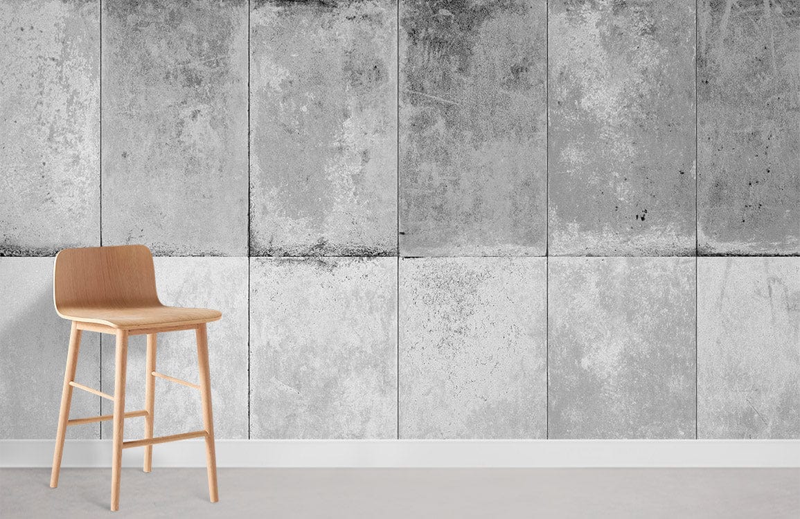 Grey Brick Wallpaper Mural