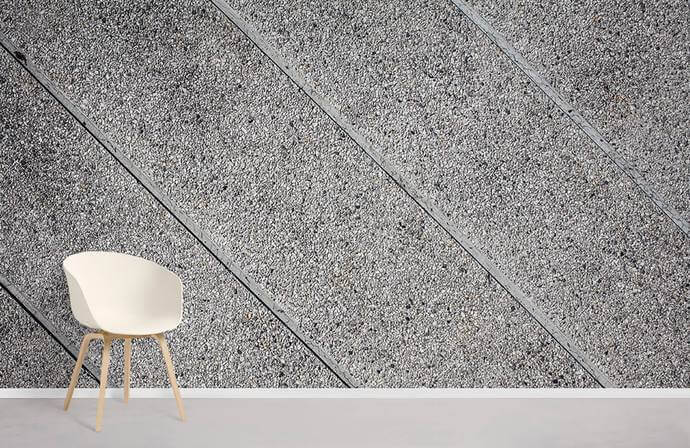 Grey Floor Wallpaper Mural