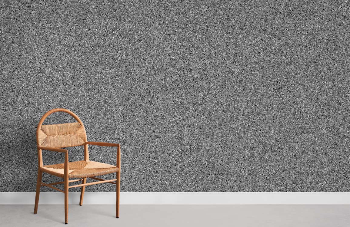 Gray Snow Mosaic Wallpaper Mural