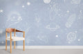 Blue Star Wallpaper Mural
