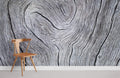 Grey Wood Grain Wallpaper Mural
