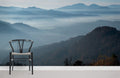 Hazy Mountain Wallpaper Mural