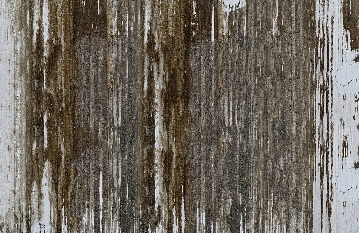 Rustic Weathered Wood Effect Mural Wallpaper in Earthy Brown Tones