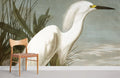 White Heron Wallpaper Mural