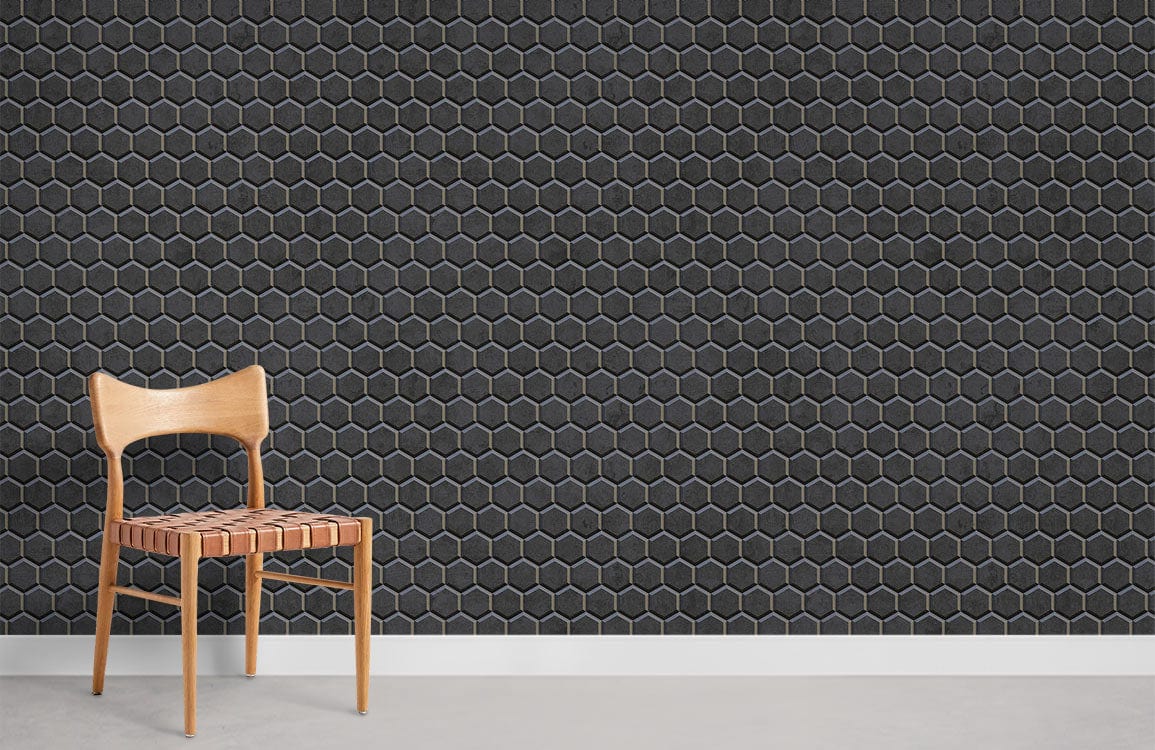 honeycomb pattern wallpaper for room