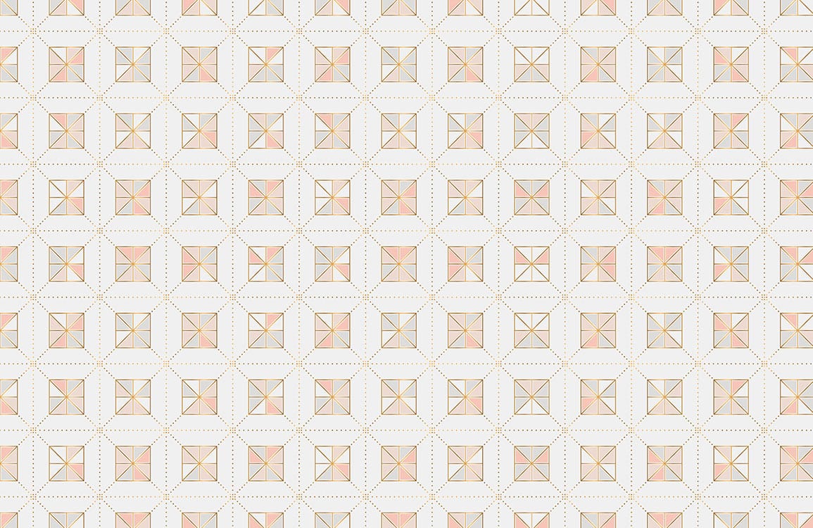 Geometric Soft Pink and Gold Modern Pattern Wallpaper for Elegant Interiors