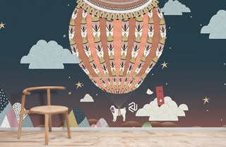 Hot Air Balloon Wallpaper Mural
