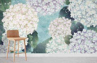 Hydrangea Wallpaper Mural