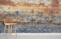 Corroded Metal Wall Wallpaper Mural