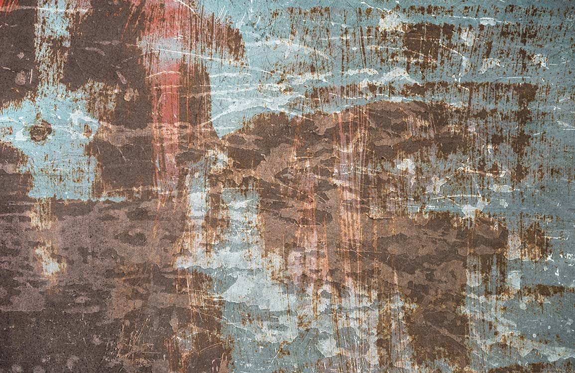 Rustic Industrial Textured Wallpaper in Earthy Tones for Vintage Decor