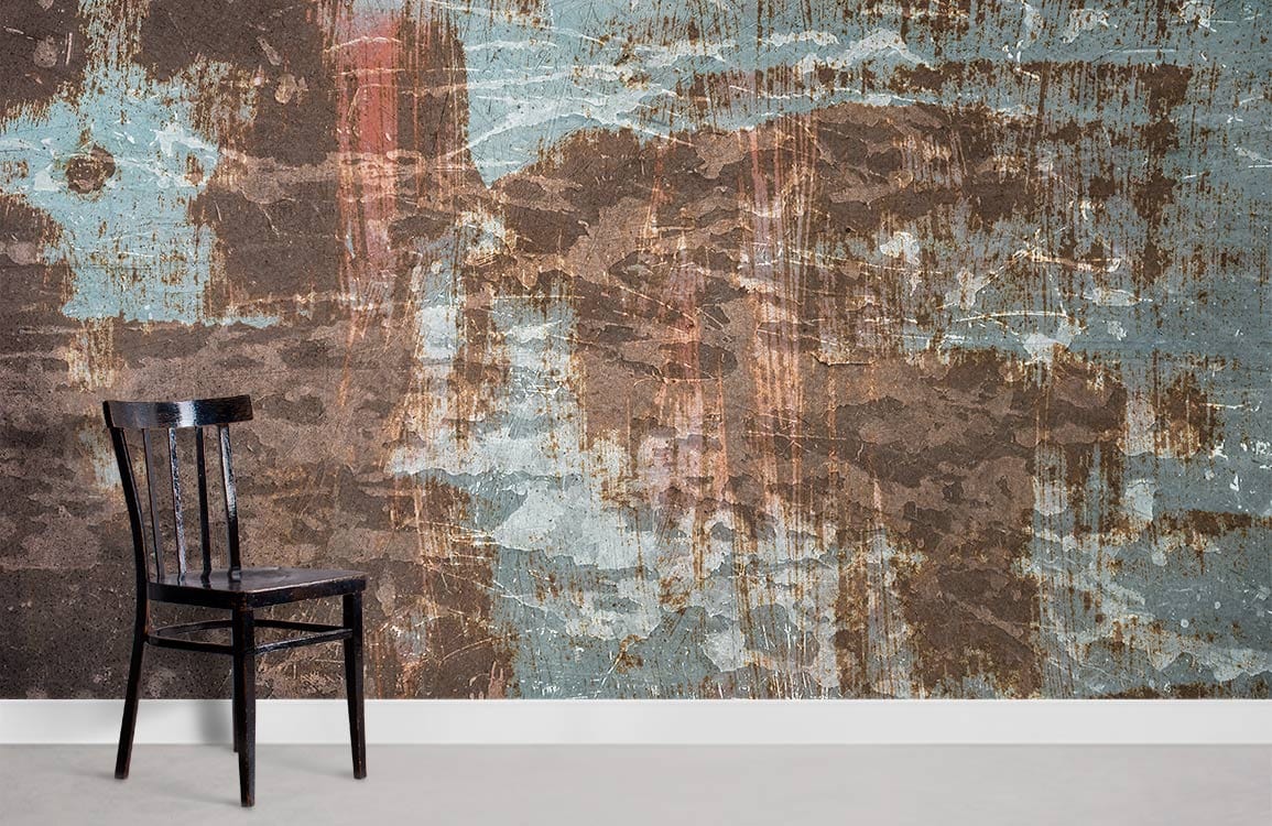 Metal Scratches Wallpaper Mural