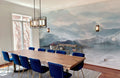 Ink Foggy Mountain Wallpaper Mural