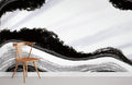 Ink Gradient Waves Wallpaper Mural